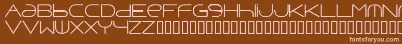 Punavuor Font – Pink Fonts on Brown Background