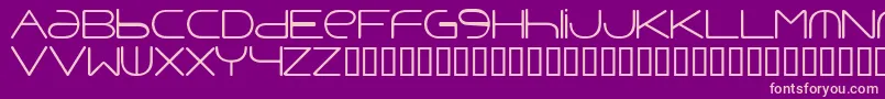 Punavuor Font – Pink Fonts on Purple Background