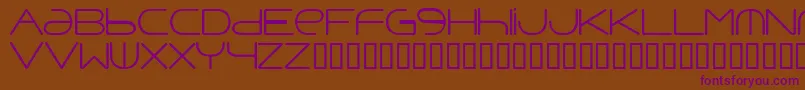 Punavuor Font – Purple Fonts on Brown Background