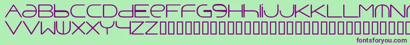 Punavuor Font – Purple Fonts on Green Background