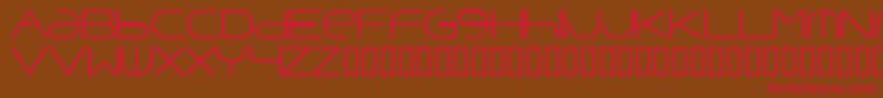 Punavuor Font – Red Fonts on Brown Background