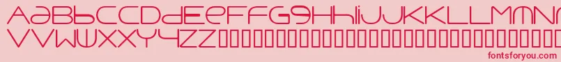 Punavuor Font – Red Fonts on Pink Background