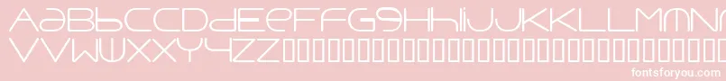 Punavuor Font – White Fonts on Pink Background