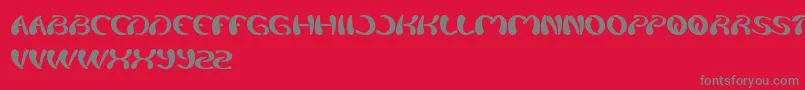 Splashing Font – Gray Fonts on Red Background