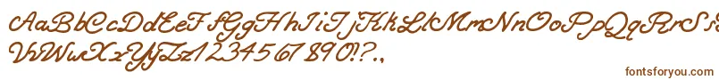 BoldCurse Font – Brown Fonts