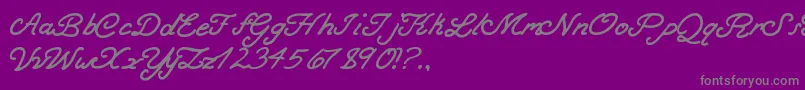 fuente BoldCurse – Fuentes Grises Sobre Fondo Morado