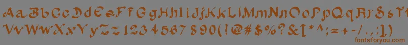 Подробнее о шрифте Albion Шрифт Albion – коричневые шрифты на сером фоне