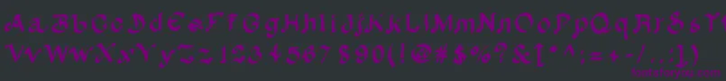 Подробнее о шрифте Albion Шрифт Albion – фиолетовые шрифты на чёрном фоне