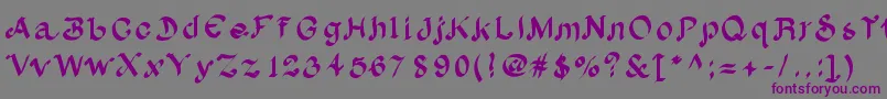 More about Albion Font Albion Font – Purple Fonts on Gray Background