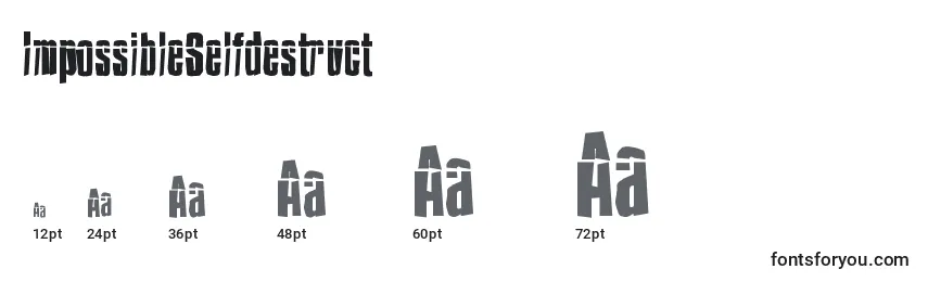 ImpossibleSelfdestruct Font Sizes