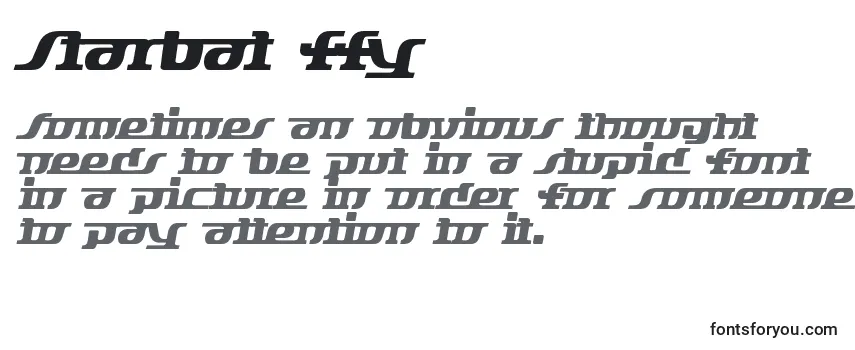 Review of the Starbat ffy Font