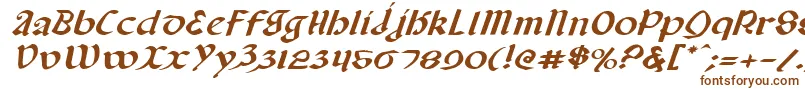 Шрифт Valeriusei – коричневые шрифты