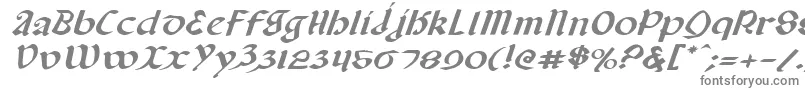 Valeriusei-Schriftart – Graue Schriften auf weißem Hintergrund