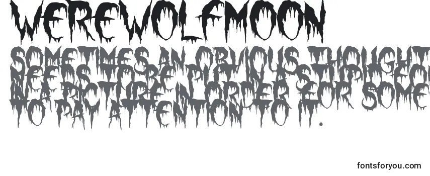 Шрифт WerewolfMoon (113565)