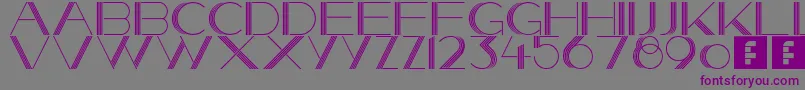 SheStoleTheNight-fontti – violetit fontit harmaalla taustalla