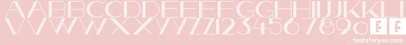 SheStoleTheNight Font – White Fonts on Pink Background