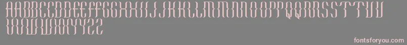 KurawalBeta Font – Pink Fonts on Gray Background