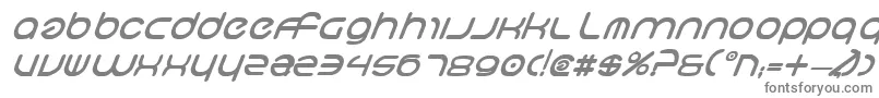 フォントNeoGeoBoldItalic – 白い背景に灰色の文字