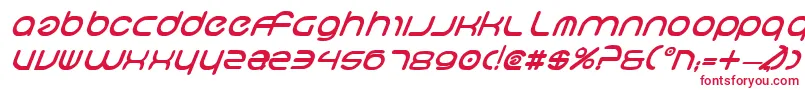 フォントNeoGeoBoldItalic – 赤い文字