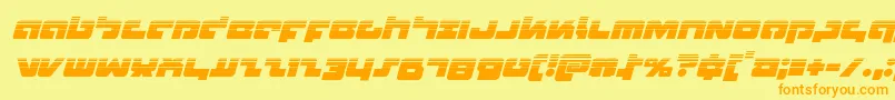 More about Boomstickhalfital Font Boomstickhalfital Font – Orange Fonts on Yellow Background