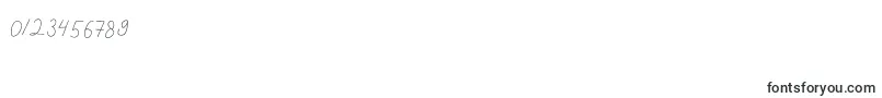 Cantilena-Schriftart – Schriften für Zahlen und Nummern