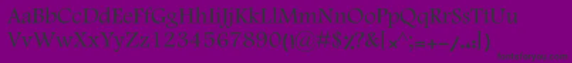 KHoma Font – Black Fonts on Purple Background