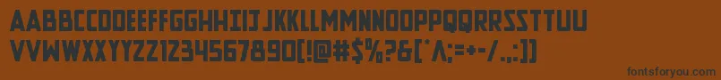 Newcomictitle Font – Black Fonts on Brown Background