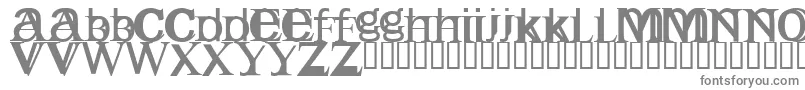 Englishgothic Font – Gray Fonts on White Background