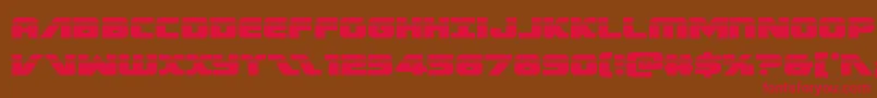 Federalescortlaser Font – Red Fonts on Brown Background