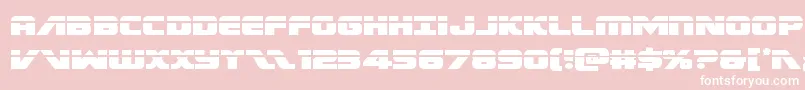 Federalescortlaser Font – White Fonts on Pink Background