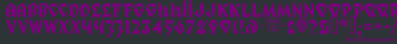 MysticProphet Font – Purple Fonts on Black Background