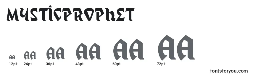MysticProphet Font Sizes