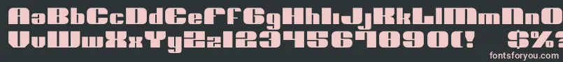 Nolo Font – Pink Fonts on Black Background