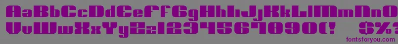 Nolo-fontti – violetit fontit harmaalla taustalla