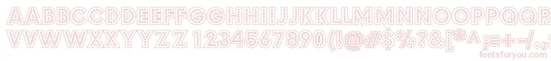 BudmoJigglerBold Font – Pink Fonts on White Background