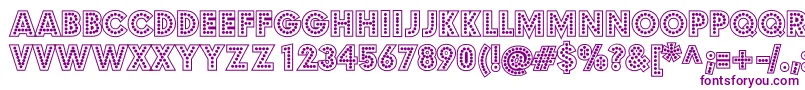 Подробнее о шрифте BudmoJigglerBold Шрифт BudmoJigglerBold – фиолетовые шрифты
