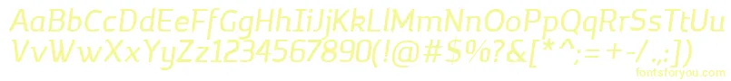 MargotRegularItalic Font – Yellow Fonts