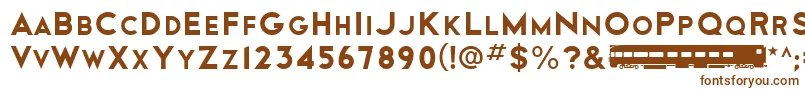 Cityof Font – Brown Fonts on White Background