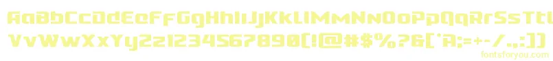 Cobaltalien-Schriftart – Gelbe Schriften