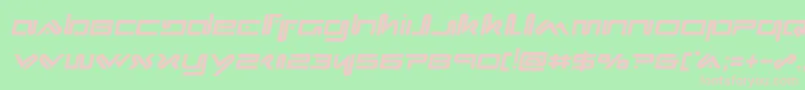 Xephyrsemital Font – Pink Fonts on Green Background