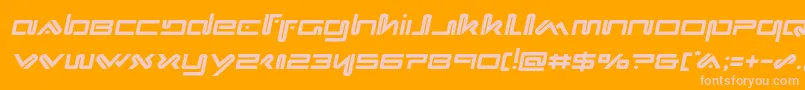 fuente Xephyrsemital – Fuentes Rosadas Sobre Fondo Naranja