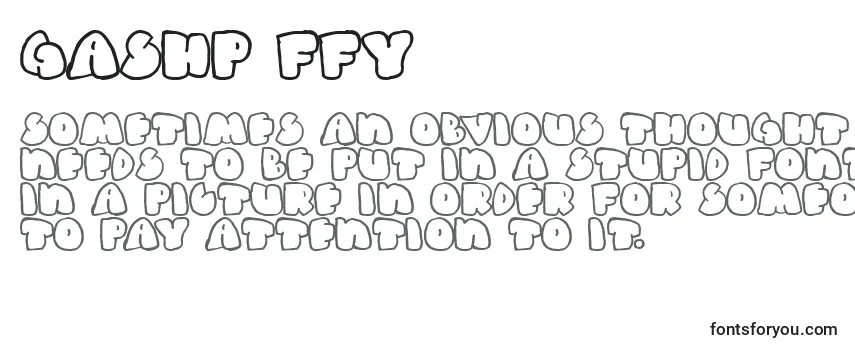 Gashp ffy Font