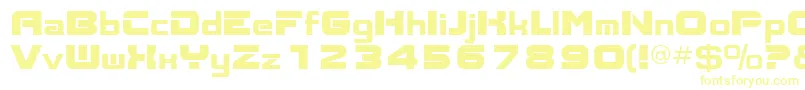 Aksent-Schriftart – Gelbe Schriften