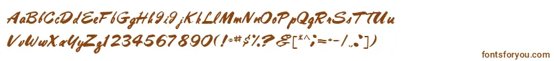 HolidayBestMedium Font – Brown Fonts