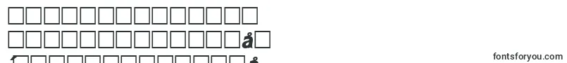 Fonte RoundestlhBoldItalic – fontes chineses (simplificados)