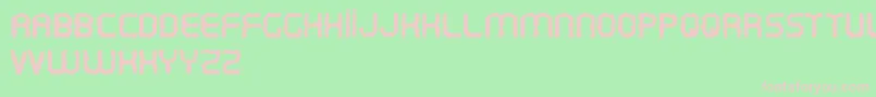 TypoOxinBrushFreePromo Font – Pink Fonts on Green Background