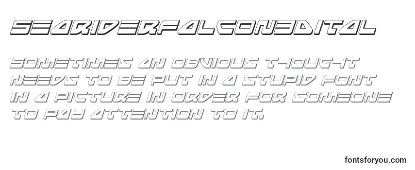 Seariderfalcon3Dital Font