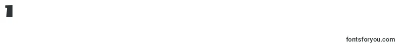 Dsshowbillc Font – Fonts for Digit 1