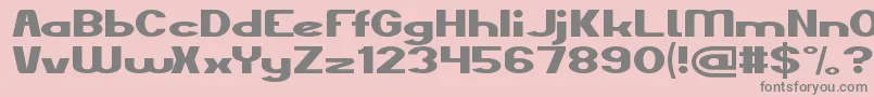 TheKindOfFelling Font – Gray Fonts on Pink Background