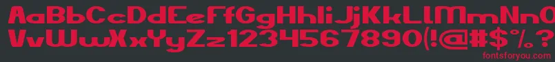 TheKindOfFelling Font – Red Fonts on Black Background